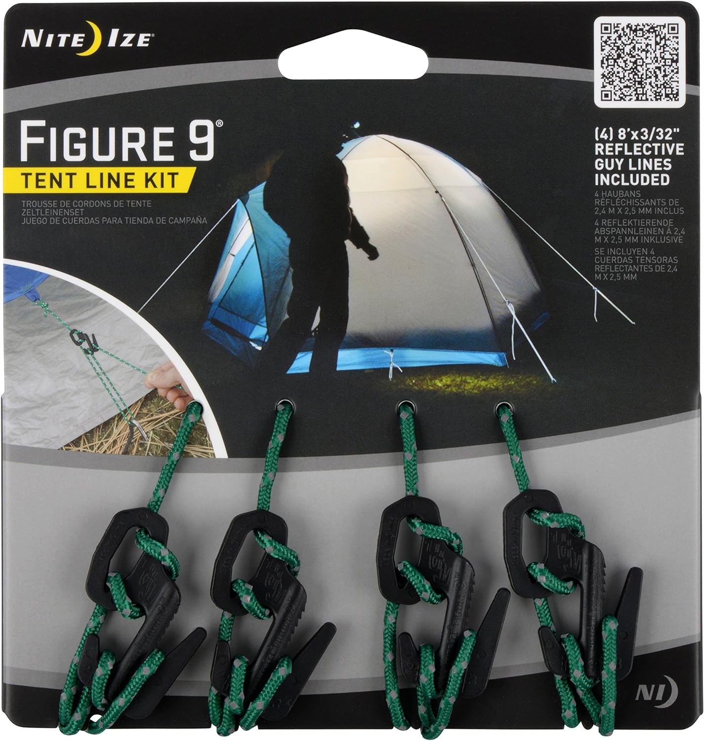 Nite Ize Figure 9 Tent Line Kit #F9T40301 Nite Ize Figure 9 Tent Line Kit #F9T40301