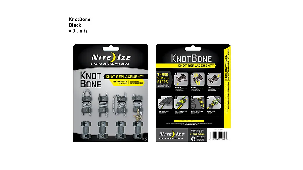 Nite Ize Replacement Knot Bones 8 Pack #KB3038PK Nite Ize Replacement Knot Bones 8 Pack #KB3038PK