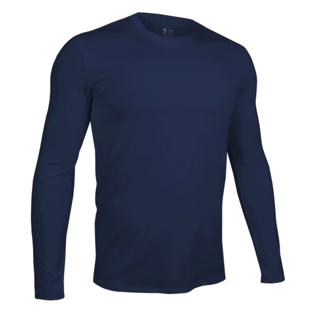 2Undr Long Sleeve Luxury Crew T-Shirt 2Undr Long Sleeve Luxury Crew T-Shirt