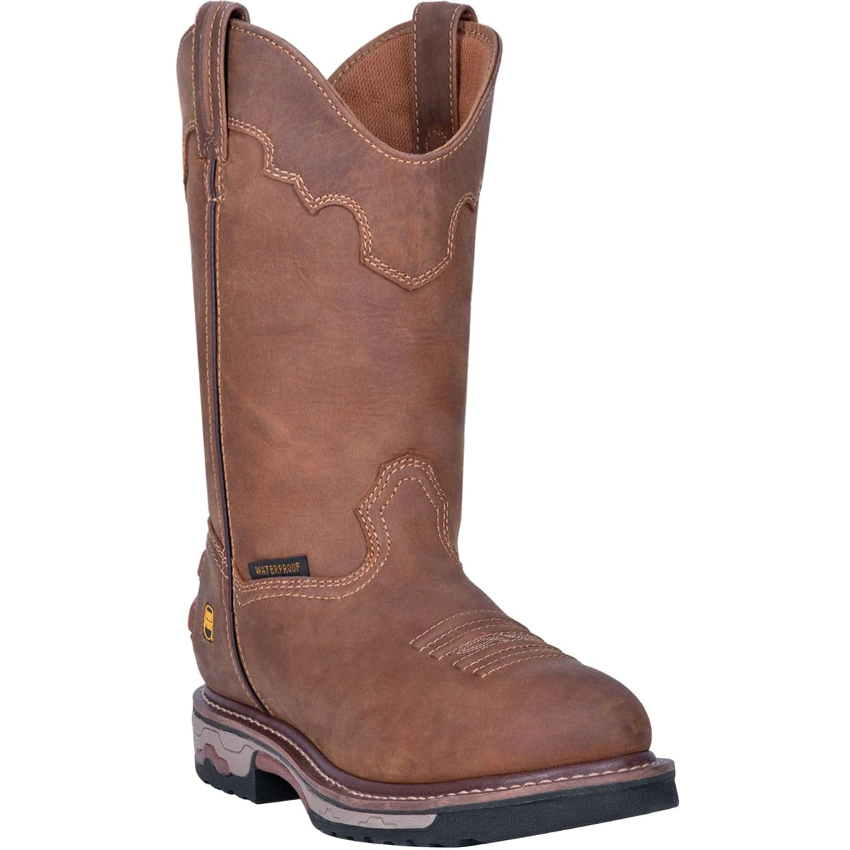 Dan Post Men's Journeyman Waterproof Boots - Saddle Brown #DP69502 Dan Post Men's Journeyman Waterproof Boots - Saddle Brown #DP69502