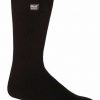 Heat Holders Men's Joshua Solid Crew Sock Black - Size Large #MHHORGBLK