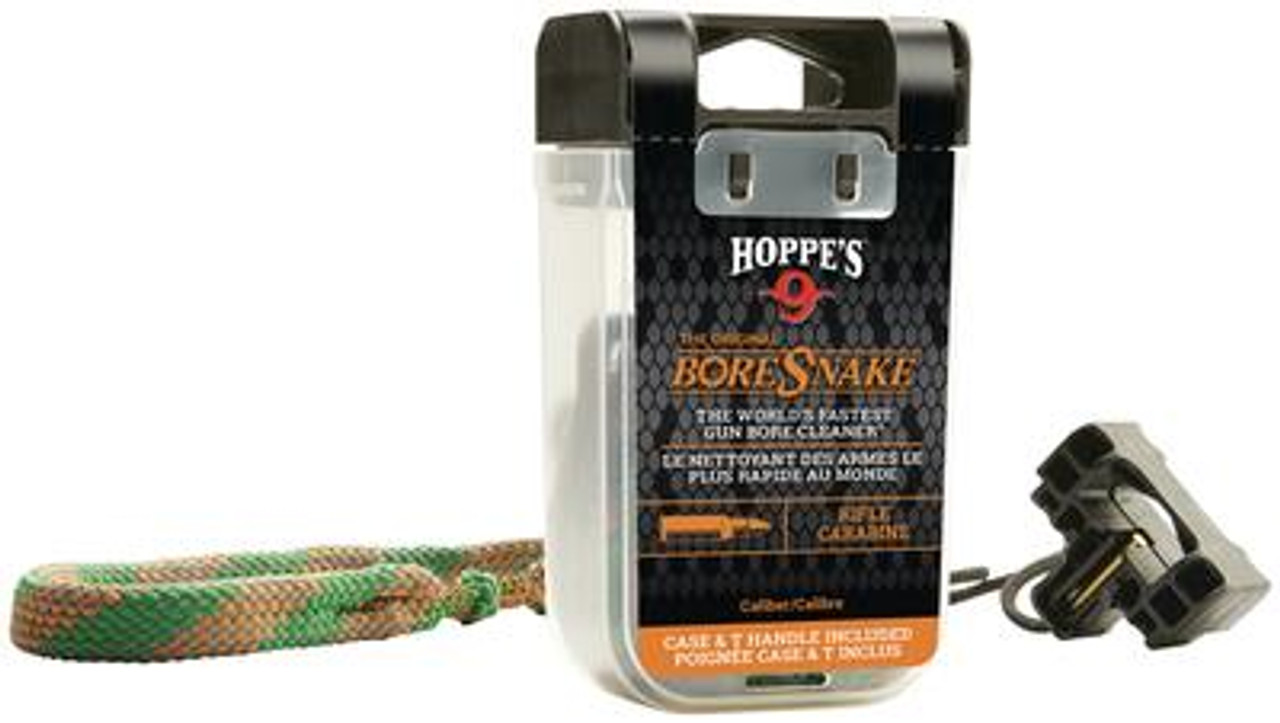 Hoppe's BoreSnake Den With Case And T-Handle .17 HMR Rifle #24010D Hoppe's BoreSnake Den With Case And T-Handle .17 HMR Rifle #24010D