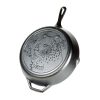Lodge Wildlife Series 12" Cast Iron Bear Skillet #L10SKWLBR