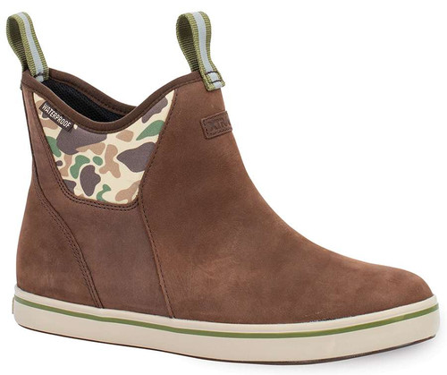 Xtratuf Men's Leather Ankle Deck Boot - Brunette Chocolate #XALDCAM Xtratuf Men's Leather Ankle Deck Boot - Brunette Chocolate #XALDCAM