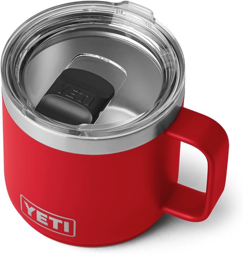 Yeti Rambler 14 Oz Stackable Mug With Magslider - Lidrescue Red #21071502922 Yeti Rambler 14 Oz Stackable Mug With Magslider - Lidrescue Red #21071502922