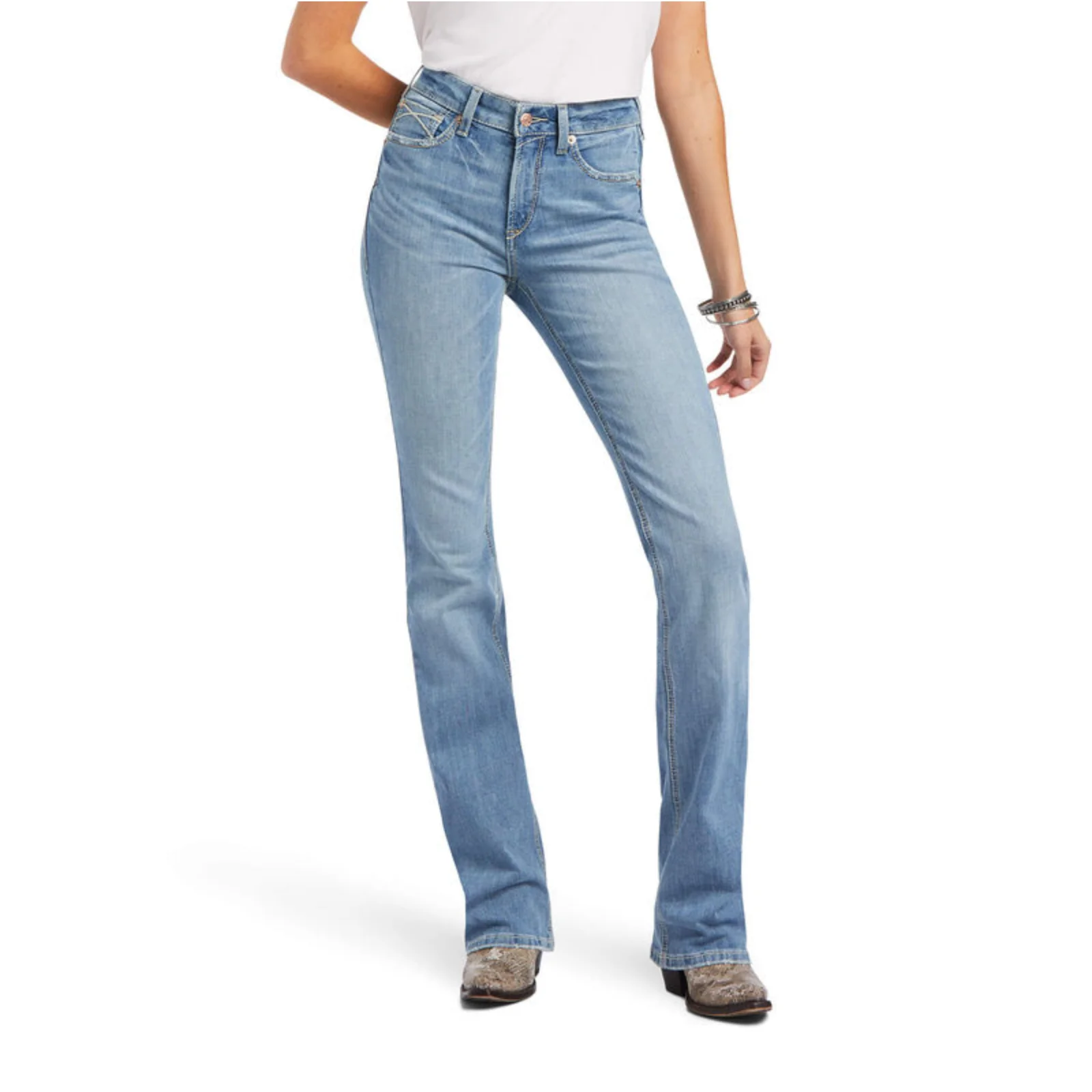 Ariat Ladies R.E.A.L Felicity High Rise Colorado Bootcut Jeans #10042224 Ariat Ladies R.E.A.L Felicity High Rise Colorado Bootcut Jeans #10042224