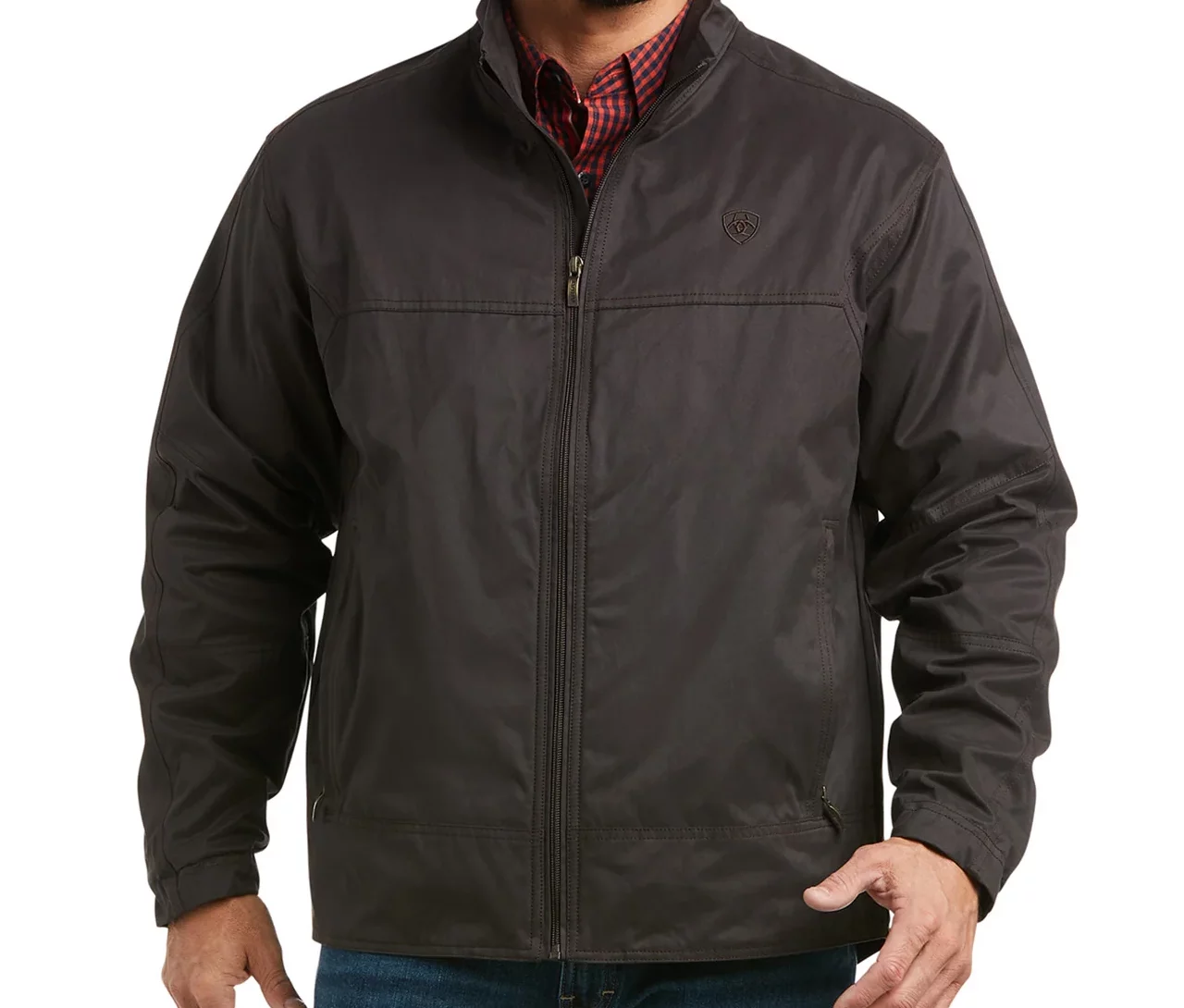 Ariat Men's Grizzly Canvas Espresso Lightweight CC Jacket #10037498 Ariat Men's Grizzly Canvas Espresso Lightweight CC Jacket #10037498