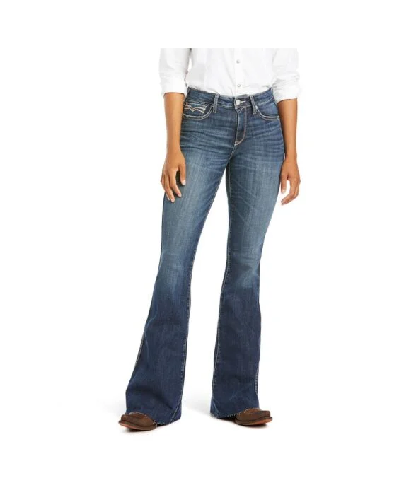 Ariat Women's R.E.A.L. High Rise Laila Flare Jeans #10036097 Ariat Women's R.E.A.L. High Rise Laila Flare Jeans #10036097