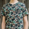 Burlebo Youth Patch Logo Pocket Tee - Throwback Camo