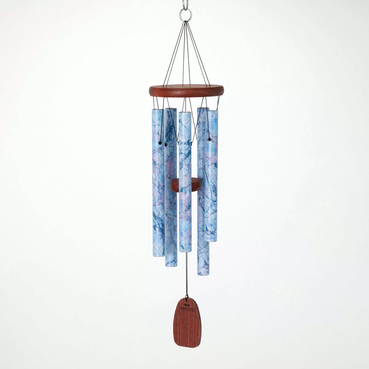 Woodstock Wind Chimes Sky Blue Marble #DEBM Woodstock Wind Chimes Sky Blue Marble #DEBM