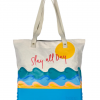 Bogg Printed Canvas Bag - Slay All Day