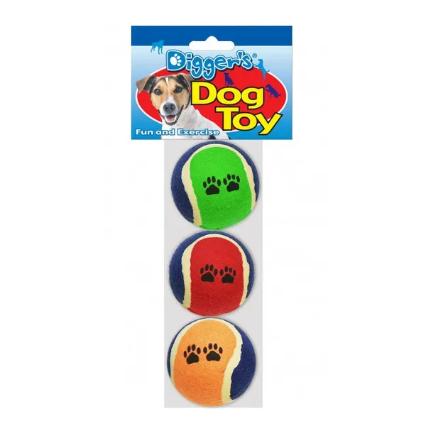 Digger's Tennis Ball 3-Pack #A08225 Digger's Tennis Ball 3-Pack #A08225