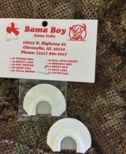 Bama Boy Game Calls #11 Sweet Hen - Double Reed Straight #BBGC11