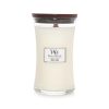 Woodwick Large White Teak #93039