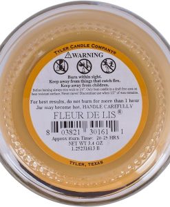 Tyler Candle Company 3 Oz Fleur De Lis #TCC3161