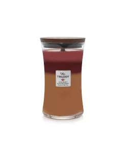 Woodwick Candle Jar Large Trilogy Autumn Harvest #93975