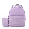 OMG Accessories Rhinestone Quilted Mini Backpack #OMG-MBC06