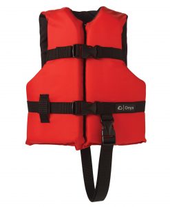 Onyx Nylon General Purpose Child Life Jacket - Red/Black #K333201