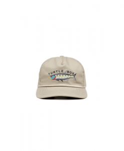 Turtlebox Rip-Stop Rainbow Tarpon Hat - Khaki #TBTSTONE