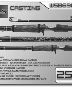 Fxtreme Custom Rods 6'9" Medium Xtra-Fast #WSB69MXF