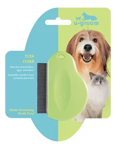 U-Groom Flea Comb Contoured Grip #US134214