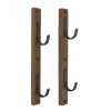 Allen Gun Collector Hardwood Gun Rack Holds 2-Firearms #5659