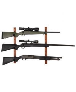 Allen Gun Collector Hardwood Gun Rack Holds 3-Firearms #5656