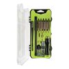 Looking for a comprehensive cleaning kit to ensure your firearms are in top condition? Our Breakthrough Clean Technologies® Vision Series™ Rifle Cleaning Kit has got you covered. With everything you need to get the job done right, these kits come with cleaning rod sections, various hard bristle nylon brushes, jags, patch holders, and cotton patches. Plus, our durable and detachable aluminum handle with knurling for an easy grip and bottles of our Military-Grade Solvent and Battle Born High-Purity Oil. All of this is neatly organized inside a durable case that acts like a mini toolbox, complete with a plastic tray to keep everything organized. Trust us to help keep your firearms in top-notch condition. Product Features • MILITARY-GRADE SOLVENT: (1) 15ml bottle included.• BATTLE BORN HIGH-PURITY OIL: (1) 12ml bottle included.• DOUBLE-END BRUSH: (1) brush included.• STAINLESS STEEL RODS & HANDLE: (4) rods and (1) handle included.• NYLON BORE BRUSHES: (4) brushes included: (1) .22 cal/5.56mm, (1) .243 cal/6mm, (1) .270 cal, (1) .30 cal/7.62mm.• COTTON BORE MOPS: (4) mops included: (1) .22 cal/5.56mm, (1) .243 cal/6mm, (1) .270 cal, (1) .30 cal/7.62mm).• BRASS PATCH HOLDERS & PATCHES: (2) holders and 1 box of patches included.