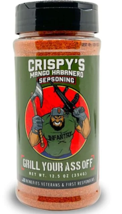 Grill Your Ass Off Crispy's Mango Habanero 12.5 Oz. Grill Your Ass Off Crispy's Mango Habanero 12.5 Oz.