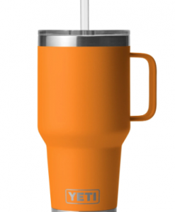 Yeti Rambler 25 Oz. Mug W/ Straw Lid - King Crab Orange #21071501809