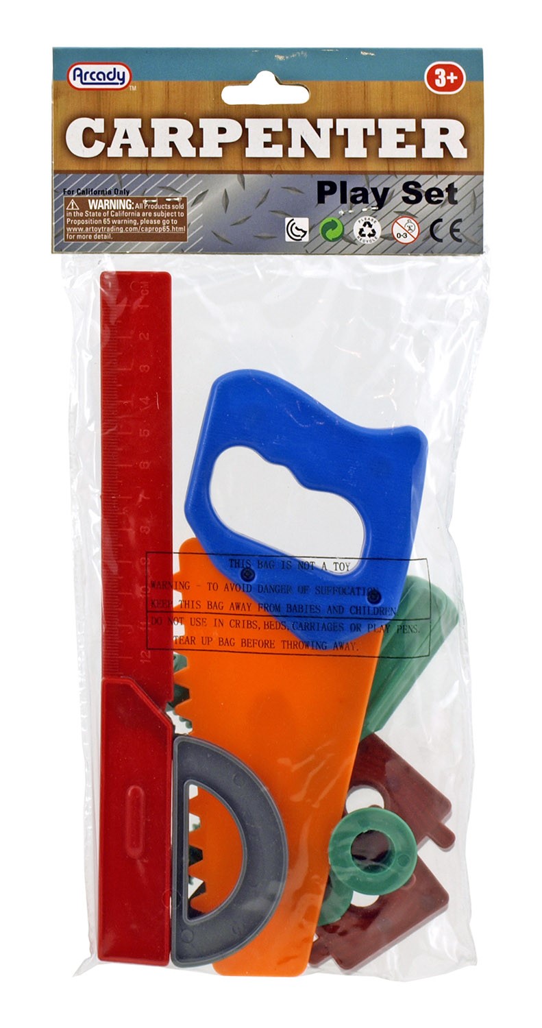 Diamond Visions Inc Carpenter Tool Play Set #58-ARB0751 Diamond Visions Inc Carpenter Tool Play Set #58-ARB0751