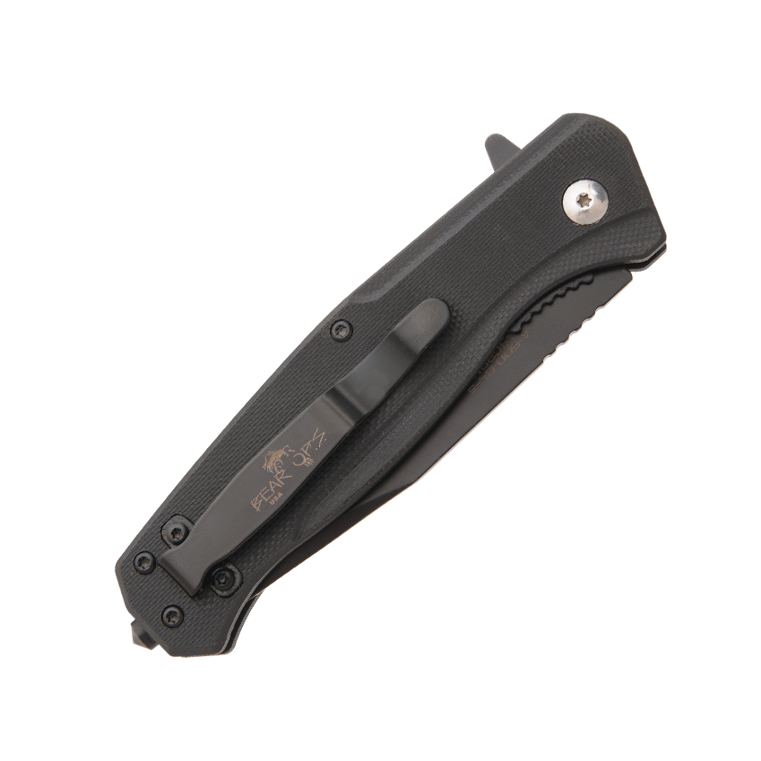 Bear & Son Bear Ops Bear Swipe Folding Knife #A-500-B4-B Bear & Son Bear Ops Bear Swipe Folding Knife #A-500-B4-B