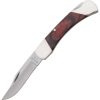 Bear & Son Rosewood Lockback Folding Stainless Clip Pocket Knife With Laminated Rosewood Handle #B205R