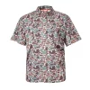 Fieldstone Youth Short Sleeve Camo Button Down #024Y