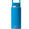 Yeti Rambler 26 Oz. Straw Bottle W/ Straw Cap - Big Wave Blue #21071503660