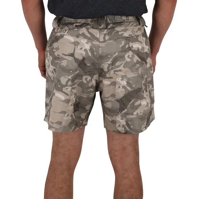 Aftco Men's Khaki Camo The Original Fishing Short Aftco Men's Khaki Camo The Original Fishing Short