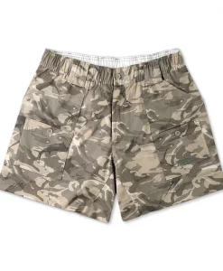 Aftco Men's Khaki Camo The Original Fishing Short