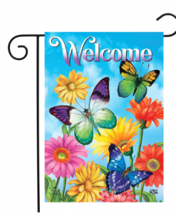 Briarwood Lane Fluttering Butterflies Spring Garden Flag #GFBL-G01555
