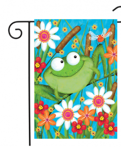 Briarwood Lane Froggy Fun Summer Garden Flag # GFBL-G01243