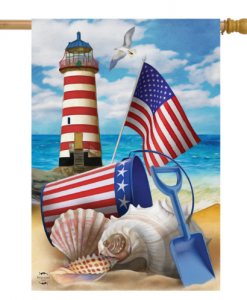 Briarwood Lane Sea To Shining Sea House Flag #HFBL-H01203