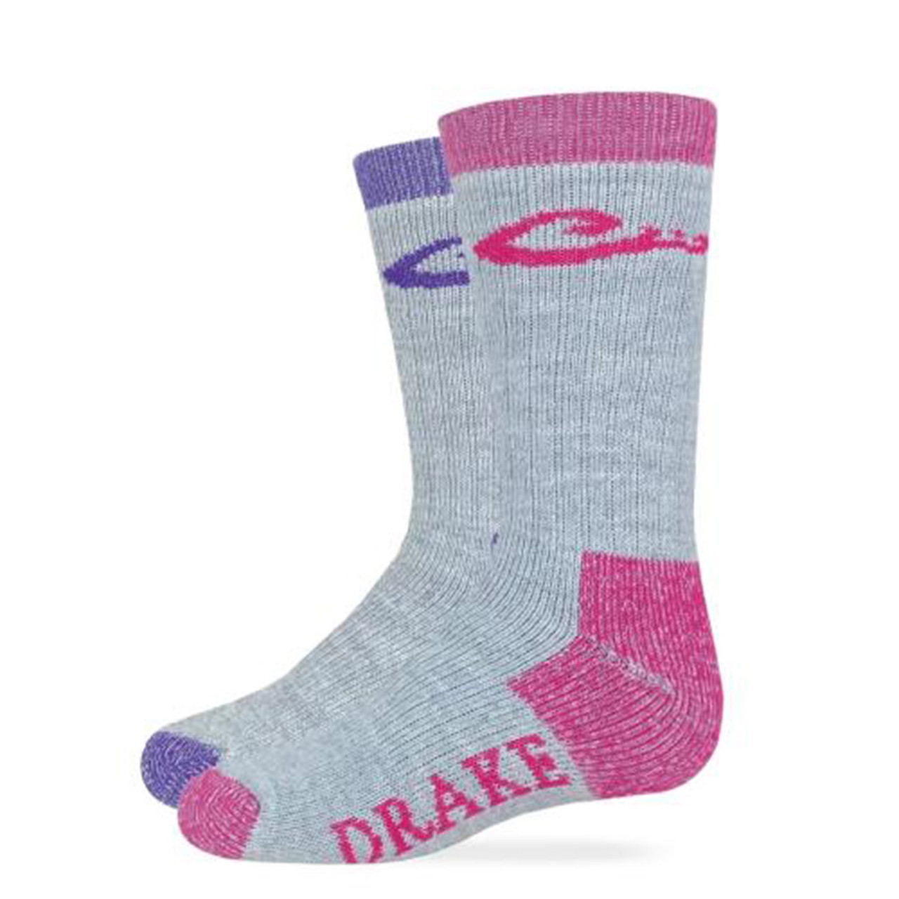 Drake Girls Merino Wool Blend Boot Socks 2 Pack Drake Girls Merino Wool Blend Boot Socks 2 Pack