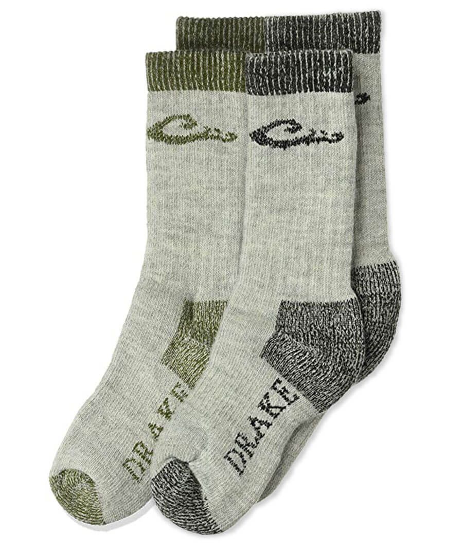 Drake Youth Merino Wool Heavyweight Crew Boot Socks 2 Pair Pack Drake Youth Merino Wool Heavyweight Crew Boot Socks 2 Pair Pack