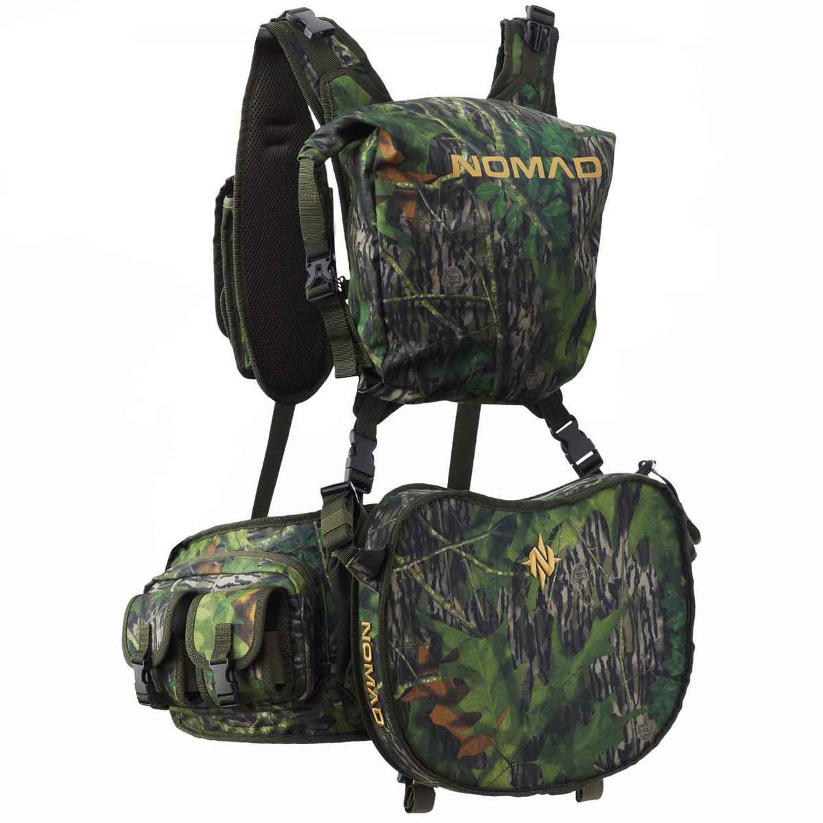 Nomad Pursuit Convertible Turkey Vest Mossy Oak Shadowleaf #N9000008-931 Nomad Pursuit Convertible Turkey Vest Mossy Oak Shadowleaf #N9000008-931