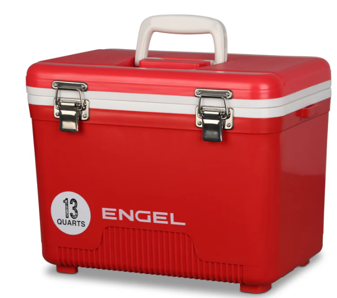RED Engel 13 Quart Drybox/Cooler - Red #UC13R