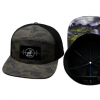 The Heartbeat Brand Hunting 7 Panel Hat - Mocha Camo/Black #HNT-7CHCMOLSB