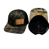 The Heartbeat Brand Alabama 6 Panel Hat - Tan Camo/Black #AL-6TCMOMSHB