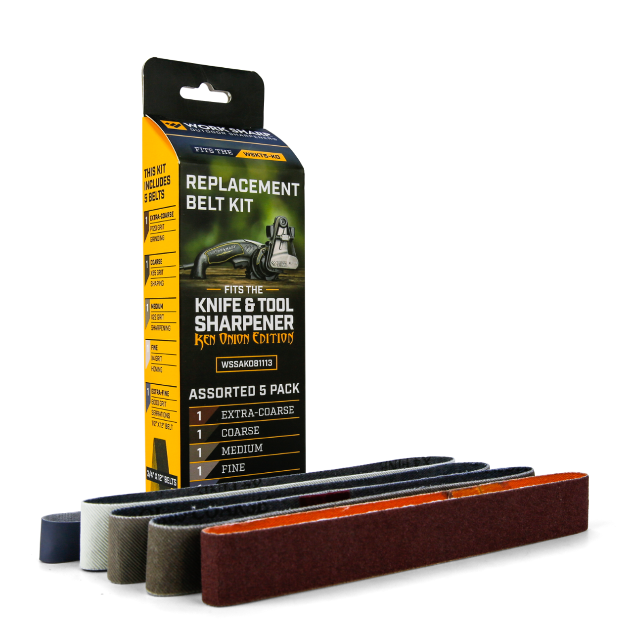 Work Sharp Assorted Belt Kit #WSSAKO81113. Work Sharp Assorted Belt Kit #WSSAKO81113