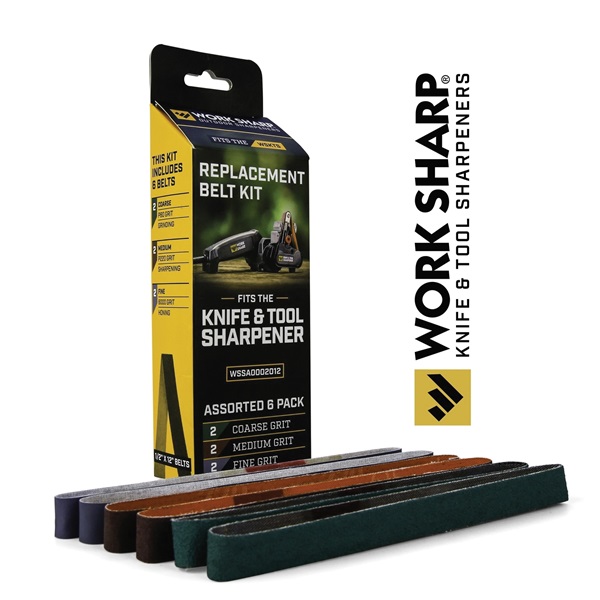 Work Sharp Knife And Tool Sharpener Replacement Belt Kit #WSSA0002012 Work Sharp Knife And Tool Sharpener Replacement Belt Kit #WSSA0002012
