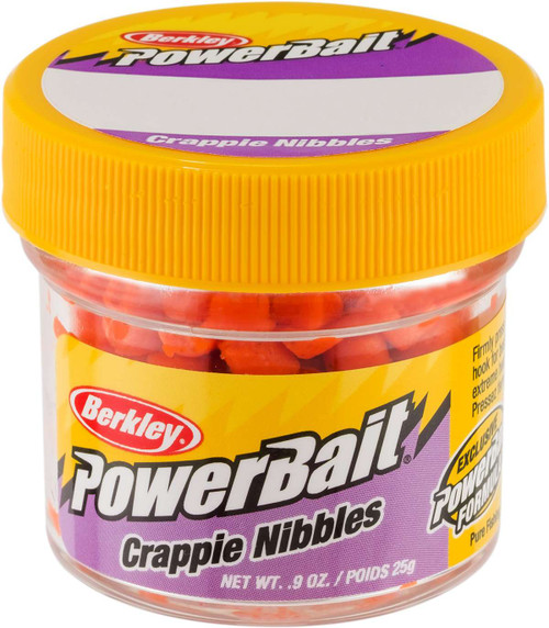 Berkley PowerBait Crappie Nibbles - Fluorescent Orange #CNFO