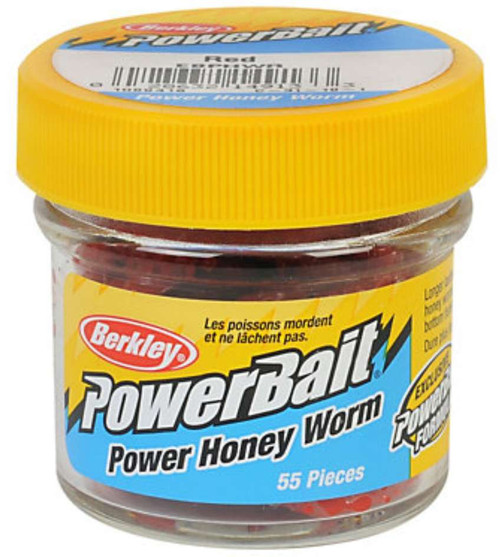 Berkley PowerBait Power Honey Worm - Red #BEBPHWR Berkley PowerBait Power Honey Worm - Red #BEBPHWR